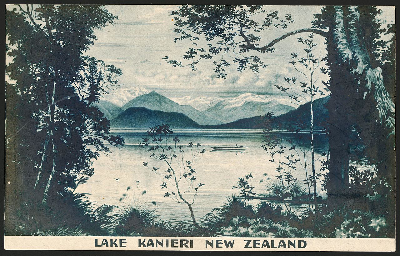 New Zealand post card, issued by the New Zealand Goverment Department of Tourist and Health Resorts.